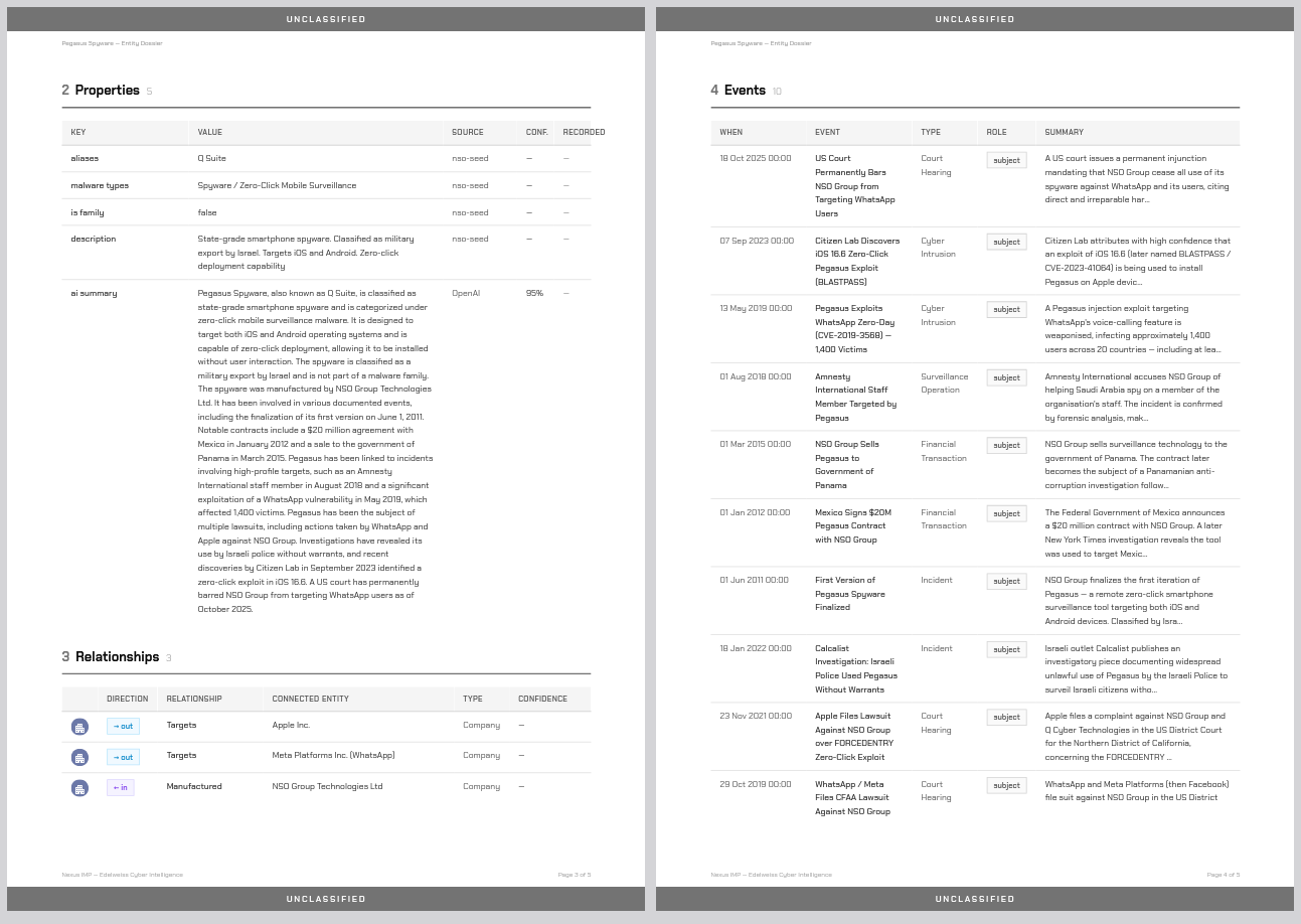 Export & Reporting